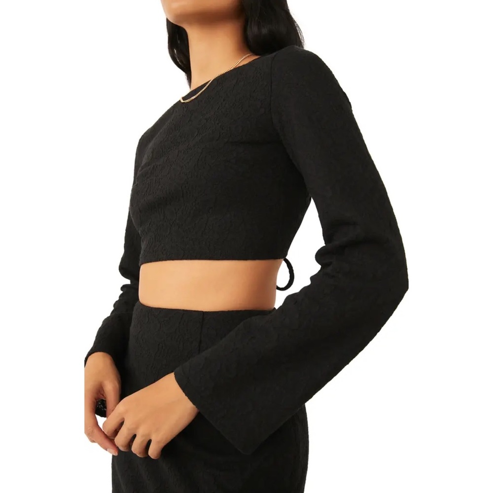 FREE PEOPLE Kendra Lace Crop Top & Skirt Set - Picture 2 of 6